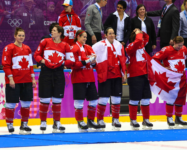 Хоккей. Женская золотая медаль
