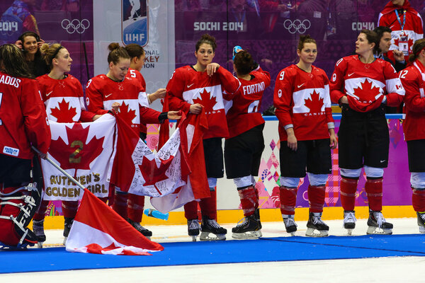 Хоккей. Женская золотая медаль
