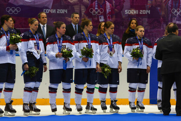 Хоккей. Женская золотая медаль
