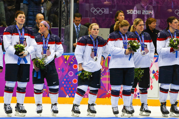 Хоккей. Женская золотая медаль
