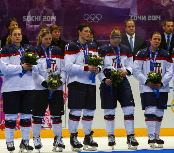 Хоккей. Женская золотая медаль
