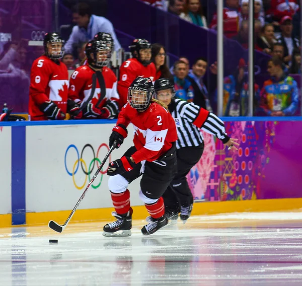 Hockey su ghiaccio. Medaglia d'oro delle donne gioco — Foto Stock