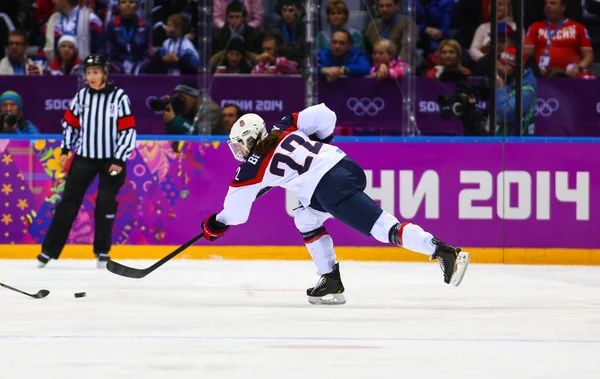 Hockey sobre hielo. Medalla de Oro Femenino Juego — Foto de Stock