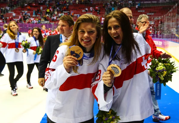 Ijshockey. Women's gouden medaille spel — Stockfoto