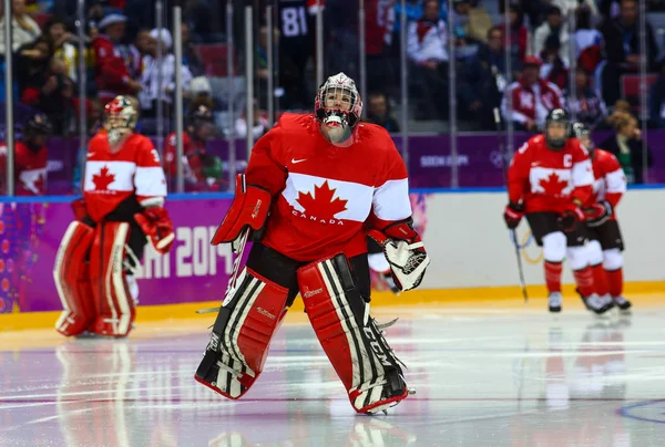 Hockey sur glace. Jeu de Médaille d'Or Femme — Photo