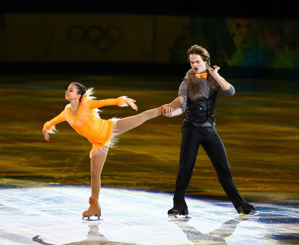 Gala de exhibición de patinaje artístico —  Fotos de Stock