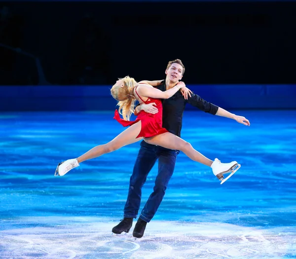 Gala de exhibición de patinaje artístico — Foto de Stock