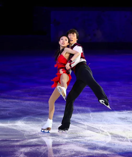 Gala de exhibición de patinaje artístico — Foto de Stock