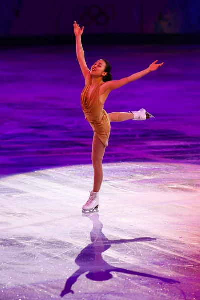 Gala de exposição de patinação artística — Fotografia de Stock