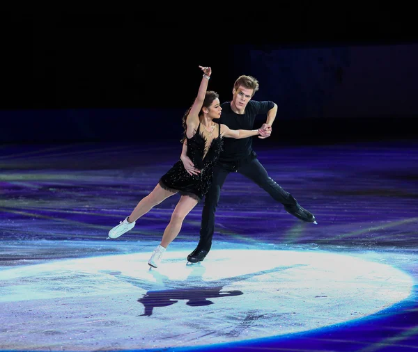 Gala de exhibición de patinaje artístico — Foto de Stock