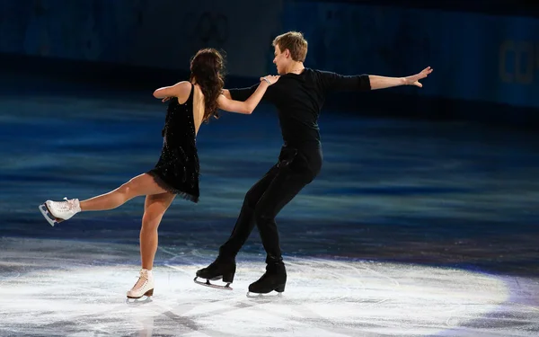 Gala de exhibición de patinaje artístico — Foto de Stock