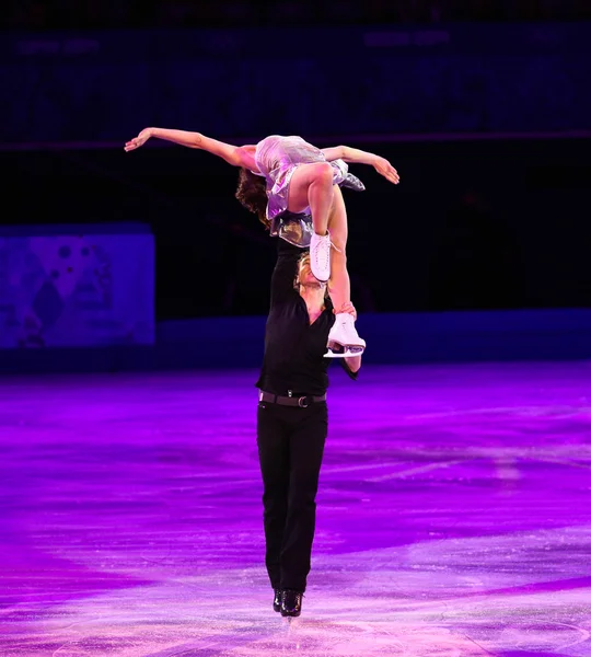 Gala de exhibición de patinaje artístico — Foto de Stock