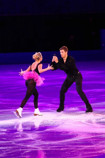 Gala de exhibición de patinaje artístico — Foto de Stock