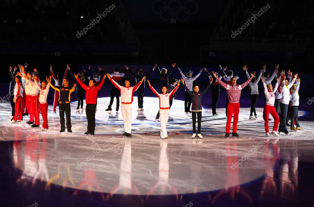 Figure Skating Exhibition Gala Stock Editorial Photo © man_kelly