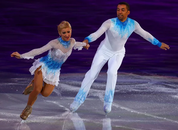 Gala de exhibición de patinaje artístico — Foto de Stock