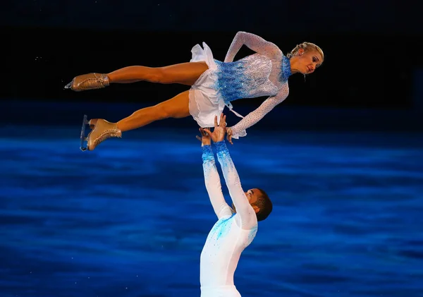 Gala de exhibición de patinaje artístico — Foto de Stock