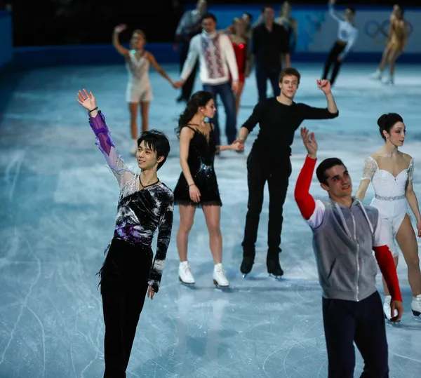 Kunstschaatsen tentoonstelling gala — Stockfoto