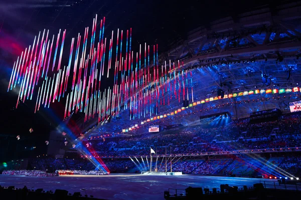 Abschlussfeier der Olympischen Spiele in Sotschi 2014 — Stockfoto