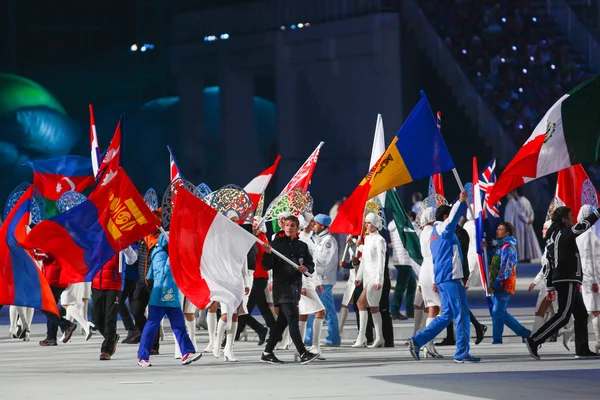 Cerimônia de encerramento dos Jogos Olímpicos de Sochi 2014 — Fotografia de Stock