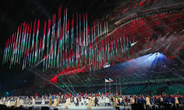 Ceremonia de clausura de los Juegos Olímpicos 2014 — Foto de Stock