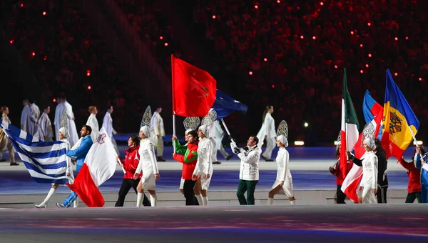 Sochi 2014-es Olimpia záróünnepségén — Stock Fotó