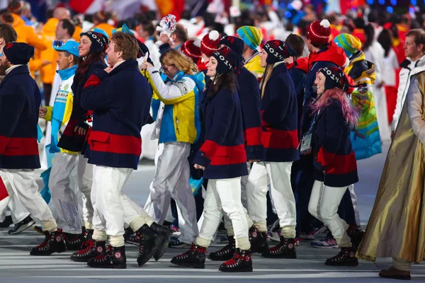 Sochi 2014 ″ Олімпійських ігор церемонія закриття — стокове фото