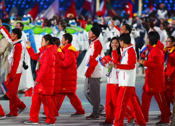 Cerimônia de encerramento dos Jogos Olímpicos de Sochi 2014 — Fotografia de Stock