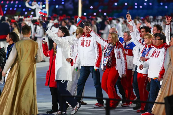 Cerimônia de encerramento dos Jogos Olímpicos de Sochi 2014 — Fotografia de Stock