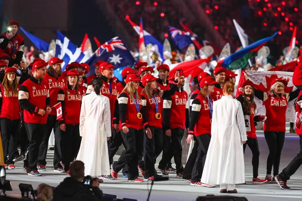 Cerimonia di chiusura dei Giochi Olimpici di Sochi 2014 — Foto Stock