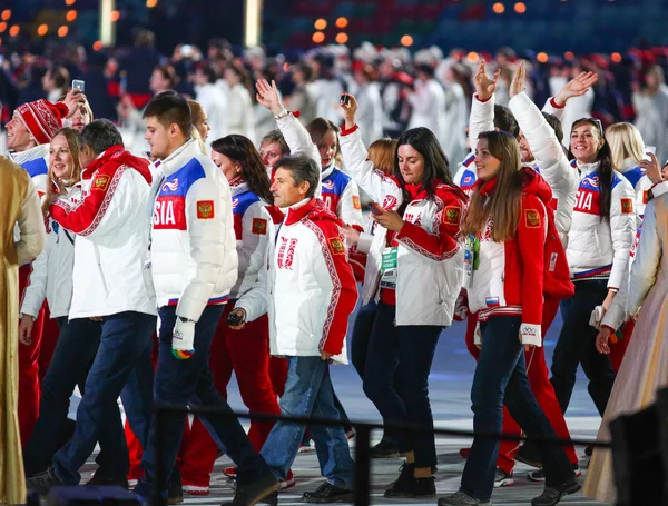 Cerimonia di chiusura dei Giochi Olimpici di Sochi 2014 — Foto Stock