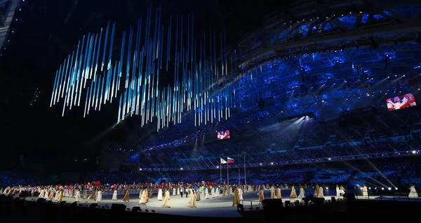 Ceremonia de clausura de los Juegos Olímpicos 2014 — Foto de Stock