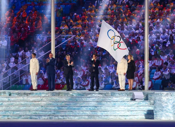 Ceremonia de clausura de los Juegos Olímpicos 2014 — Foto de Stock