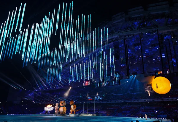 Abschlussfeier der Olympischen Spiele in Sotschi 2014 — Stockfoto