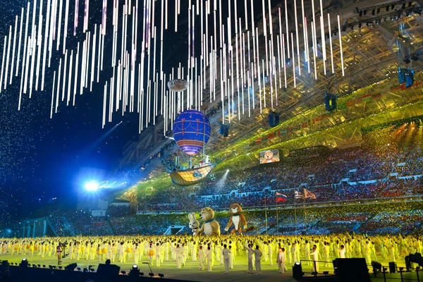 Abschlussfeier der Olympischen Spiele in Sotschi 2014 — Stockfoto