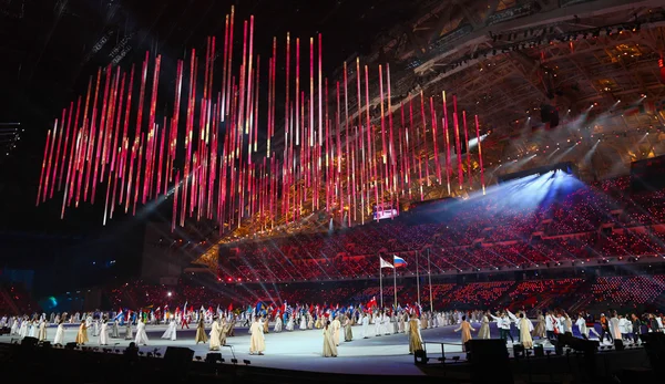 Sochi 2014 ″ Олімпійських ігор церемонія закриття — стокове фото
