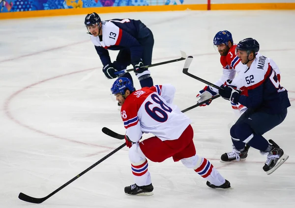 Eishockey. Play-off-Qualifikation der Herren — Stockfoto