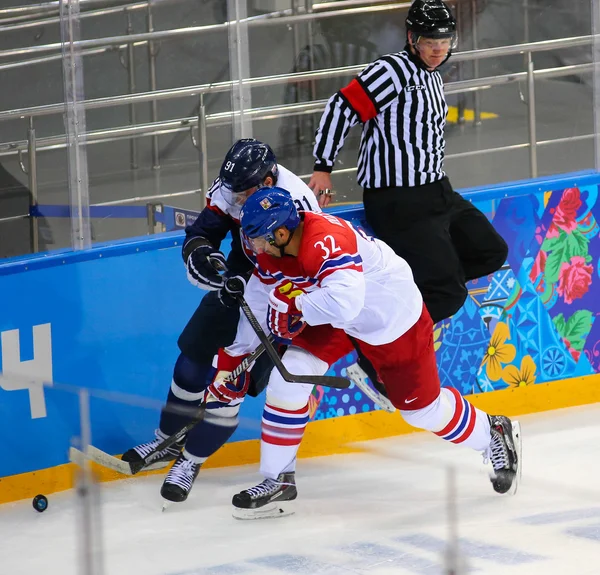 Ice hockey. Men's Play-offs Qualifications — Stock Photo, Image