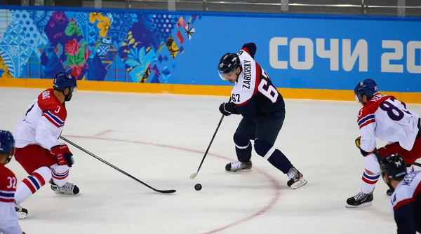 Ishockey. mäns play-off kvalifikationer — Stockfoto