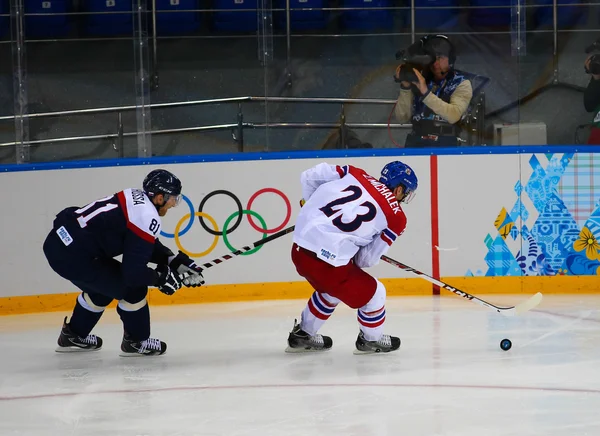 Eishockey. Play-off-Qualifikation der Herren — Stockfoto