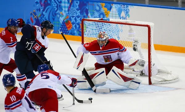 Eishockey. Play-off-Qualifikation der Herren — Stockfoto