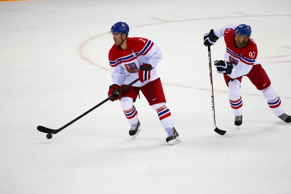 Hockey sobre hielo. Clasificaciones para los play-offs masculinos — Foto de Stock