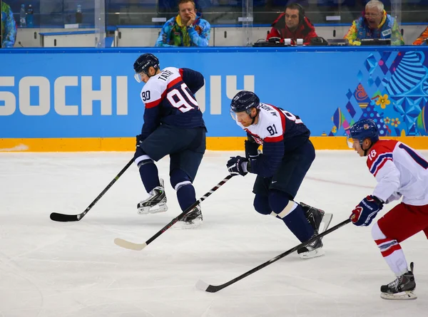 Hockey sobre hielo. Clasificaciones para los play-offs masculinos — Foto de Stock