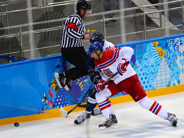 Eishockey. Play-off-Qualifikation der Herren — Stockfoto