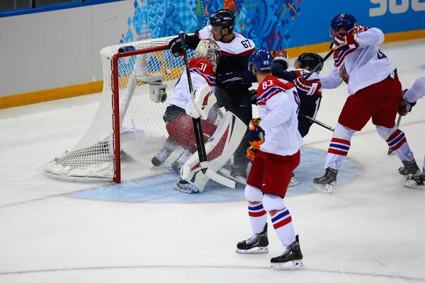 Hockey sobre hielo. Clasificaciones para los play-offs masculinos — Foto de Stock