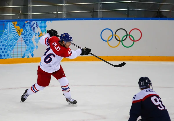 Hockey su ghiaccio. Qualifiche dei play-off maschili — Foto Stock