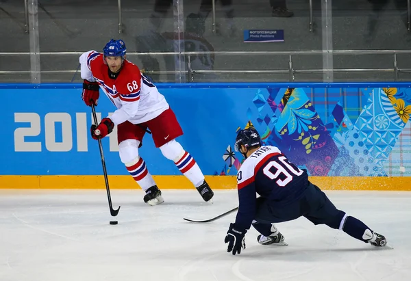 Ice hockey. Men's Play-offs Qualifications — Stock Photo, Image