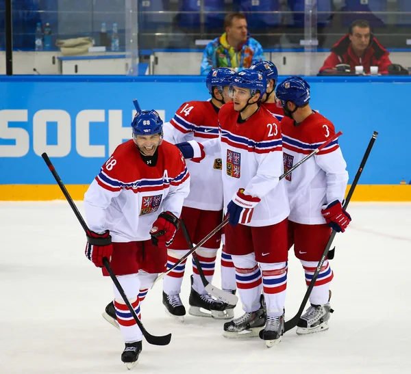 Ice hockey. Men's Play-offs Qualifications — Stock Photo, Image