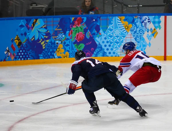 Ishockey. mäns play-off kvalifikationer — Stockfoto