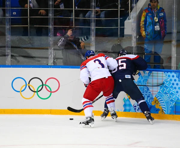 Ice hockey. Men's Play-offs Qualifications — Stock Photo, Image