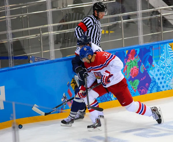 Ice hockey. Men's Play-offs Qualifications — Stock Photo, Image